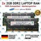 4 GB (2x 2 GB) Laptop RAM DDR2 667 IBM 3000 C200 3000 N200 0687 V200 Speicher