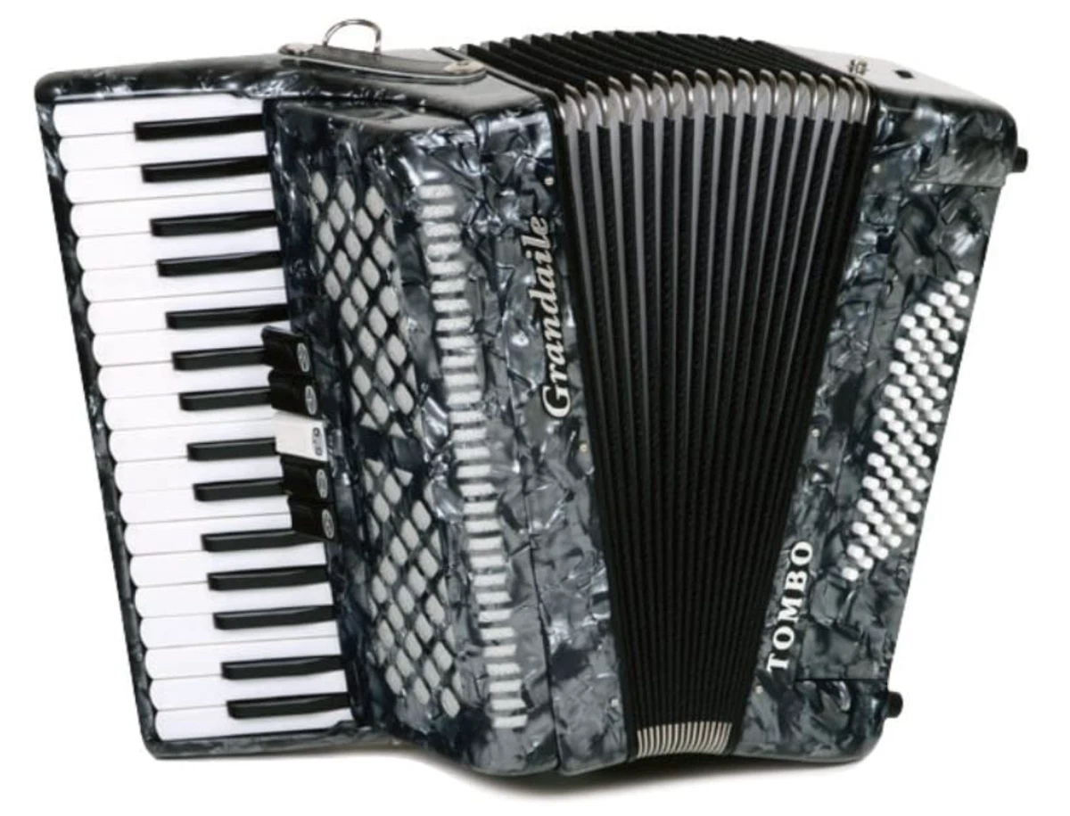 TOMBO Grandaile GT 60B Accordion for solo Performance cosmo gray