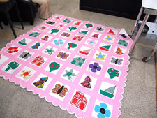 60 year old handmade quilt perfect