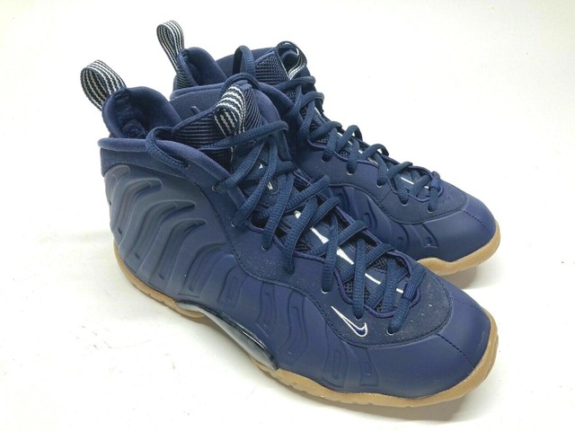 navy blue nike foamposite