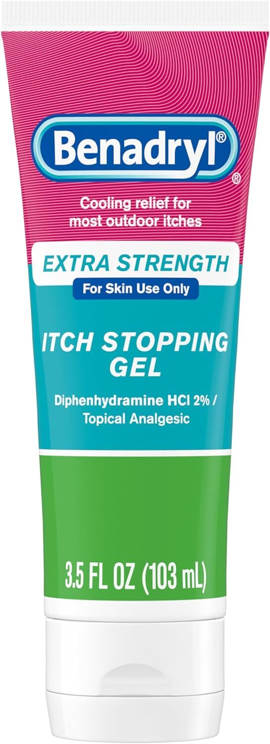Benadryl Extra Strength Cooling Relief Anti-Itch Gel Topical Analgesic 3.5 fl.oz