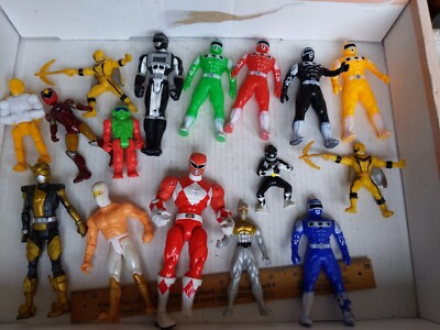  mixed bootleg ninja bandai W Power Rangers Figure Lot
