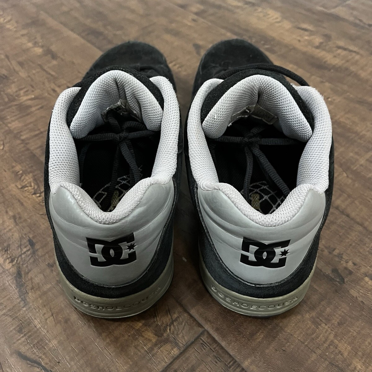 Vintage DC Shoes Mens 12 Axel Skate Fat Tongue Skateboard Black