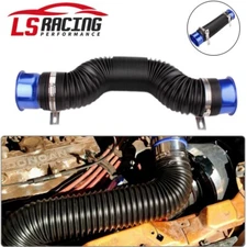 Universal 3'' Flexible Car Cold Air Intake Hose Filter Pipe Telescopic Tube Kit
