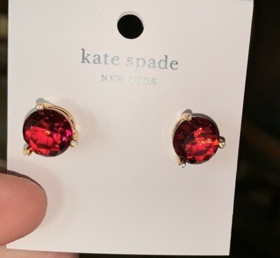 authentic Kate Spade Rise and Shine Fuchsia Pink Stud Earrings