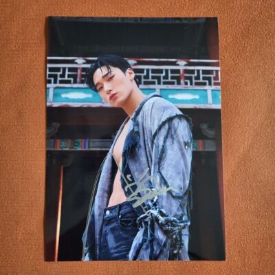 ATEEZ ateez SAN Autographed Signed Photo 5*7 K-POP Collection