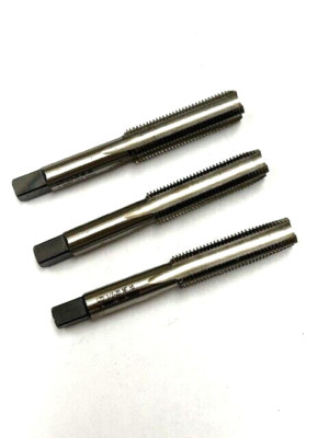 1/2-20 TAP SET TAPER, PLUG & BOTTOMING 3 PC SET HSS USA GREENFIELD