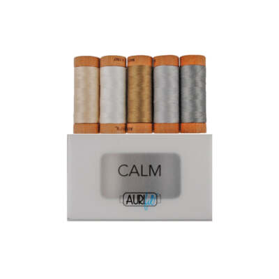 Aurifil Thread HOUSE COLLECTIONS Calm (AC80CC5) 5 SMALL SPOOL Neutrals