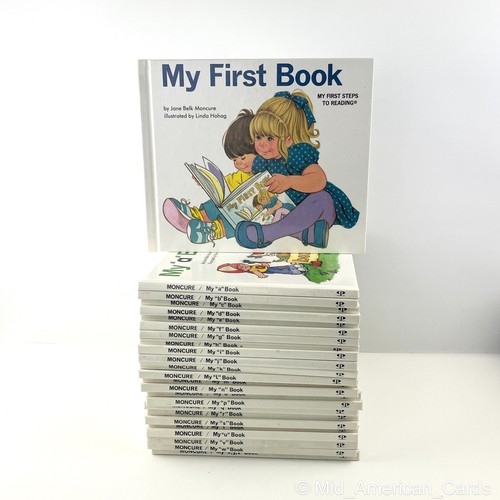 25 MY FIRST STEPS TO READING A B C Series Books by MONCURE HB LOT COMPLETE SET