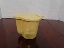 Vintage Tupperware Gold  Flip Top Creamer Container 574-3