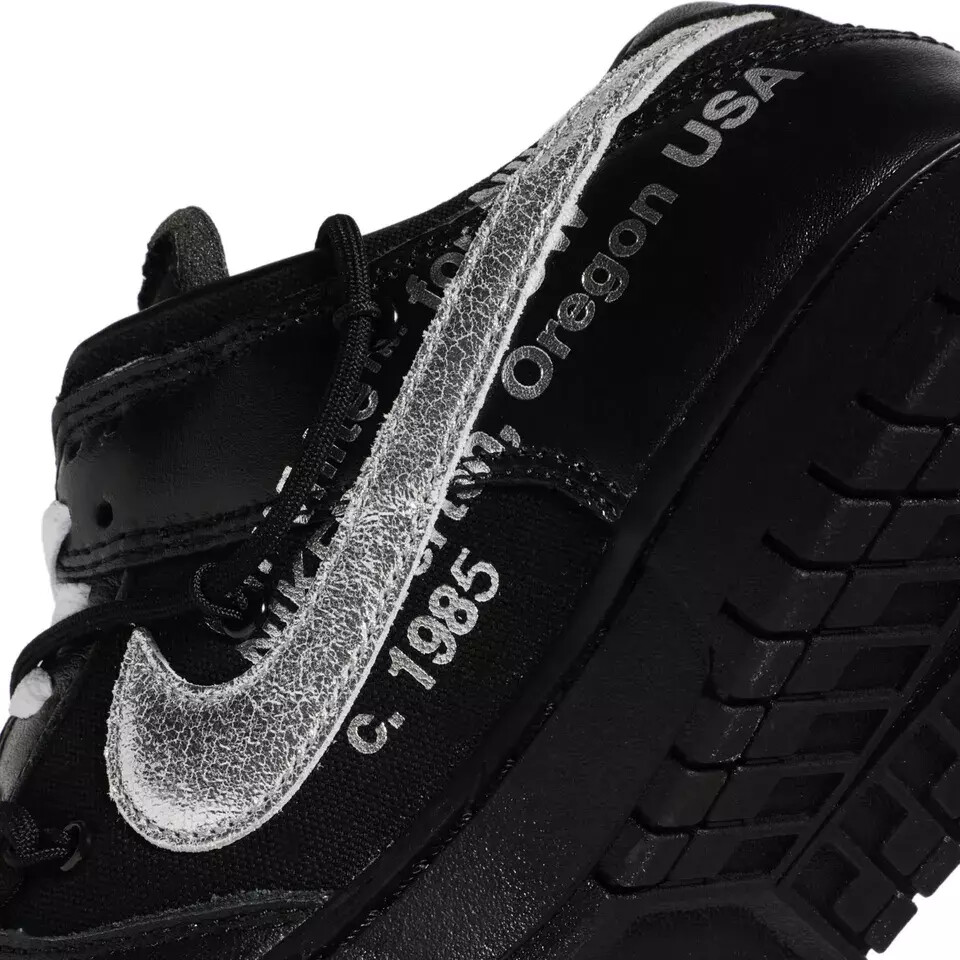 Off-White × Nike Dunk Low 1 OF 50 \"Black Nike Off-White x Dunk Low Lot 1 of 50 Black DM1602-001 Men's Size