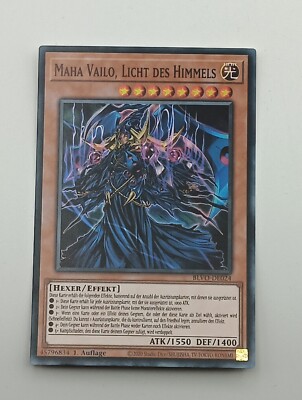 Yu-Gi-Oh! Einzelkarte Maha Vailo, Licht des Himmels bespielt