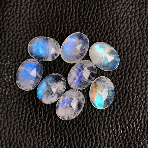 Collana in pietra di luna in argento sterling, collana rotonda in pietra di luna arcobaleno, ciondolo in pietra di luna, collana in pietra di luna, gioielli lunari - Italia