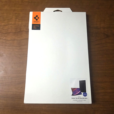 Spigen Galaxy Tab S9/S8 Ultra Case | Rugged Armor Pro | Black | ACS06538