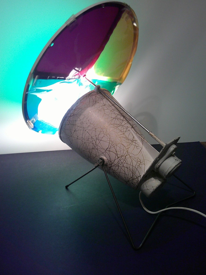 vintage Aluminum Christmas tree color wheel made by Steber co. model U