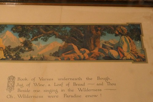 MAXFIELD PARRISH 1917 C.A.CRANE CLEVELAND OHIO ART PRINT RUBAIYAT BOOK OF VERSES - Picture 4 of 11