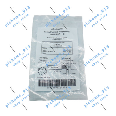 New Allen Bradley 1786-BNC ControlNet Media Coaxial BNC Connector