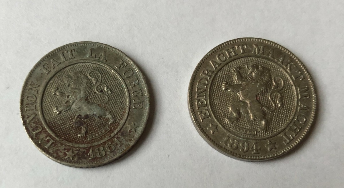 BELGIUM 10 CENTIMES 1861 and 1894 Coins | eBay BELGIUM 10 CENTIMES 1861 and 1894 Coins | eBay