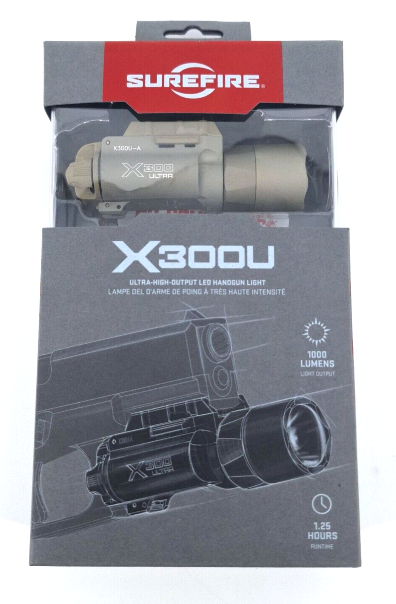 SureFire X300U-A-TN | Ultra-High-Output LED Handgun SureFire X300U-A-TN | Ultra-High-Output LED Handgun