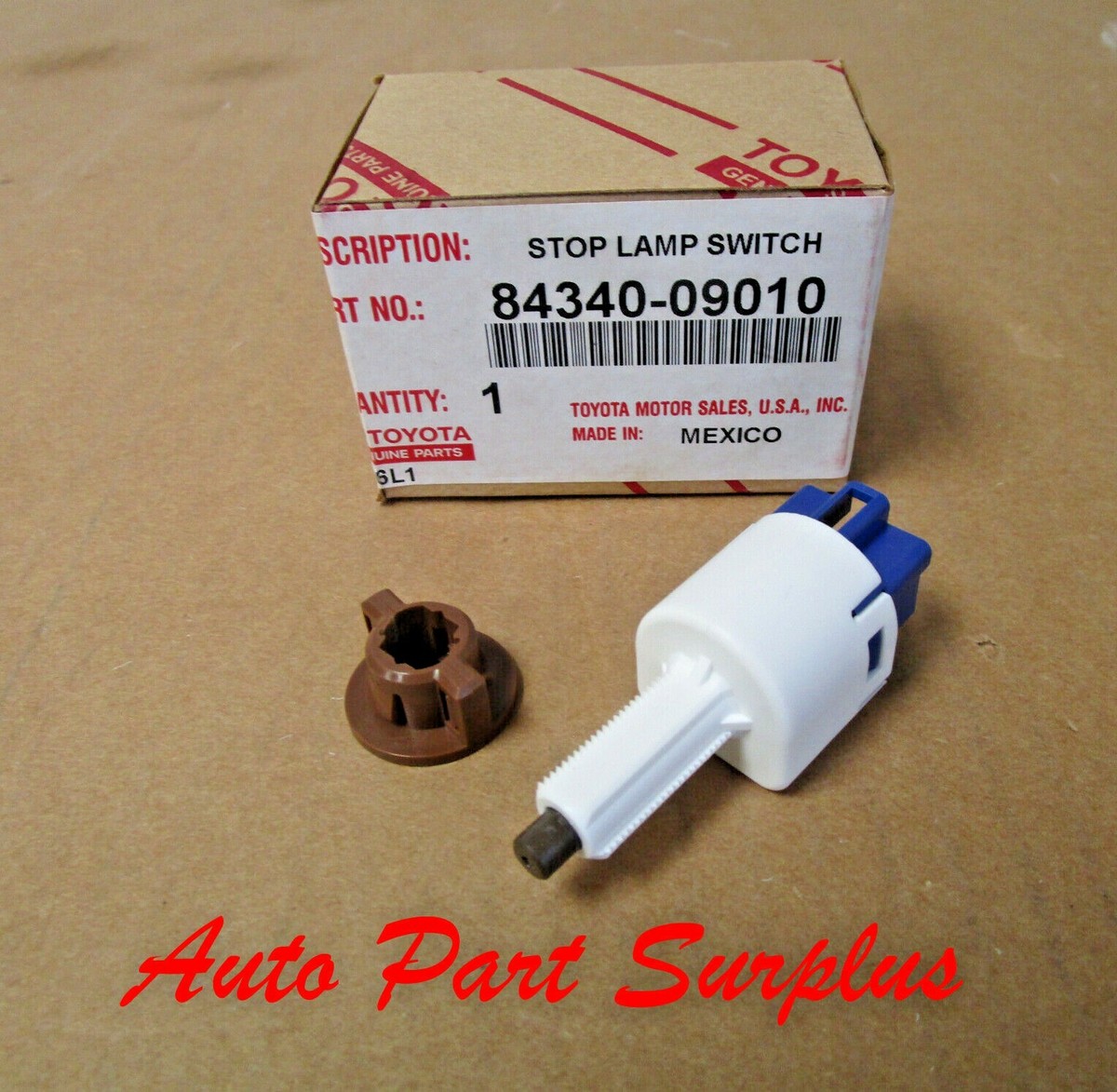 カリブ GENUINE TOYOTA 2013-2017 Camry STOP LAMP SWITCH 84340-09010