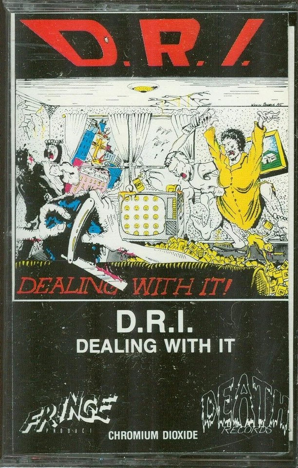 D.R.I. DRI Dealing With It TAPE Classic punk/metal crossover 1985