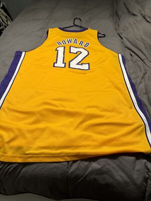 Rare Adidas Los Angeles Lakers Dwight Howard #12 Swingman Jersey