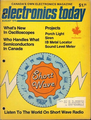 VINTAGE- Electronics Magazines ETI Mar.-Dec. 1978, Projects Hobby PCB Recreation