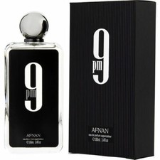 AFNAN 9 PM EAU DE PARFUM SPRAY FOR MEN 3.4 Oz / 100 ml