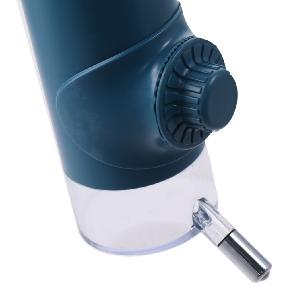 No Drip Water Bottle Blue Watering Supplies Top Fill Dog Water