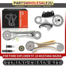Front Side Engine Timing Chain Kit for Ford Explorer Mustang Mazda B4000 Mercury