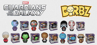 Funko Dorbz - 9x Dorbz Figuren aus Guardians of the Galaxy - Alle NEU & OVP