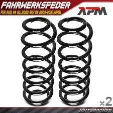2x Federn Fahrwerksfeder Hinterachse für Audi A4 Allroad 8KH B8 2009-2016 Kombi