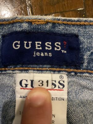 Vintage Guess American Tradition Blue Jeans 100% Cotton Made In
