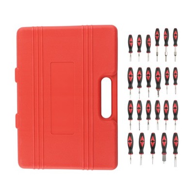 23pcs Wire Terminal Connector Release Tool Remover Crimp Pin Extractor for Audi