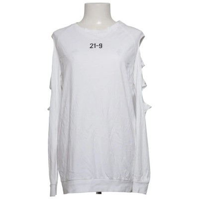 Dagi, Langarmshirt, Größe: XL, 21-9, Weiß, Baumwolle, Print, Damen #ums