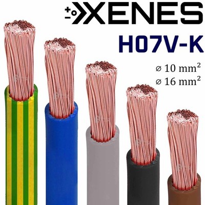 Aderleitung Verteiler Kabel Verdrahtung H07V-K Strom Anschluss 10 16 mm² flexibe