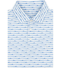 Rhoback American The Doggy Paddle Mens Short Sleeve Performance Polo Shirt