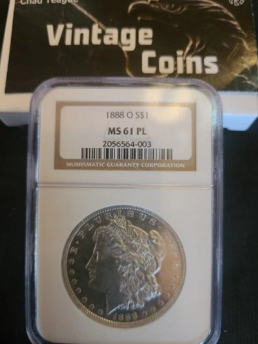 1888-O NGC MS61 PL PROOFLIKE MORGAN SILVER DOLLAR