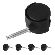  5 Pcs Roulettes Pour Fauteuil De Bureau Roue Remplacement Roues Chaise Rotative