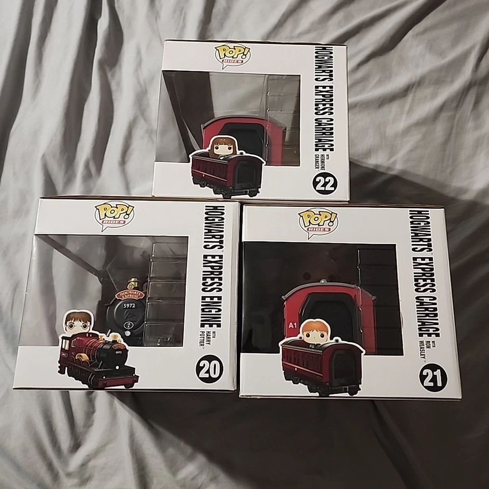 Funko Pop! JUEGO DE TREN Rides Harry Potter Película Hogwarts Express #20 #21 #22 Foto 4 de 4