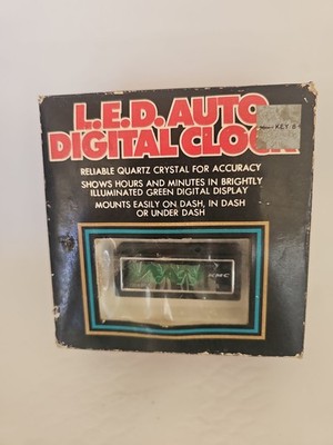 K-Mart L.E.D. Automotive Digital Clock New In Open Box Vintage