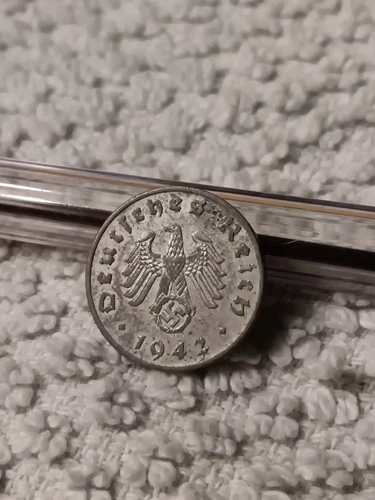 Germany 1 Reichspfennig coin from a recent eBay sale