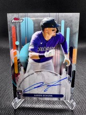 Aaron Schunk 2025 Topps Finest Rookie RC Auto Colorado Rockies #FA-AS