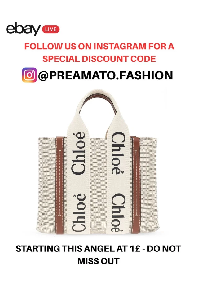 ✨ 900£ CHLOE BAG £1 AUCTION - FRANKIE SHOP, VERSACE, GANNI, DIESEL & MORE ✨