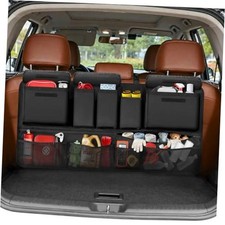 Trunk Organizer for SUV, 35.5" x 18.2" Large Capacity Car Organizers Black-L