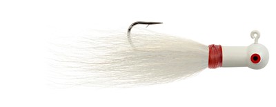 Hurricane H-BEB14-1 Bugeye Bucktail 1/4oz White 2pk