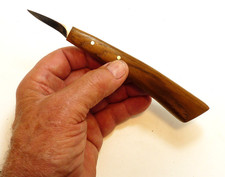 Davis Bros. Collectible Handmade Custom #17M Woodcarving Roughing / Detail Knife