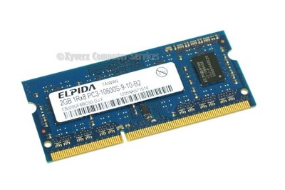 EBJ20UF8BCS0-DJ-F GENUINE ELPIDA LAPTOP MEMORY 2GB DDR3 PC3-10600S (CA611)