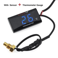 TERMOMETRO DIGITALE MOTO SCOOTER SENSORE TEMPERATURA ACQUA M10x1mm BLU