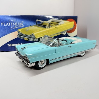 Sun Star Platinum Blue 1956 Lincoln Premiere 1:18 Scale Diecast | eBay